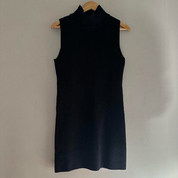Burgess The Paris Mock Neck Sleeveless Sweater Dress Cotton Cashmere - XS - Picture 7 of 7
